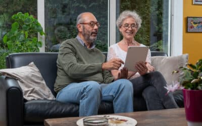 Vier handvatten voor gebruik ICT door Senioren