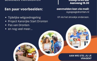 Dronten Sociaal Avond Regelingen Dronten 11 juli Denksport Centrum